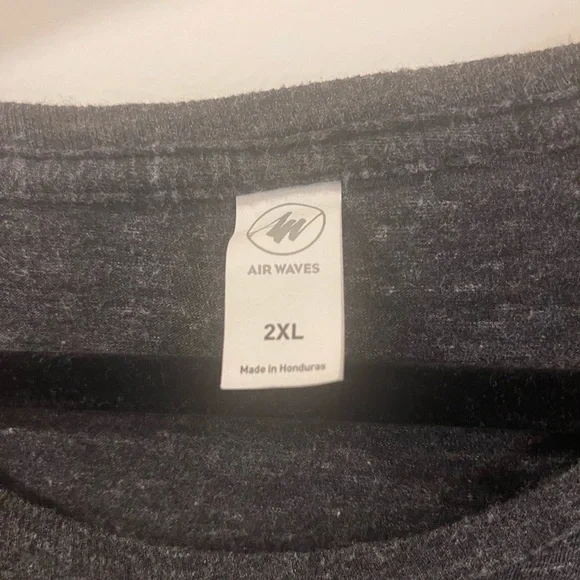 Cozy Dark Gray Holiday Long Sleeve Shirt - Picture 2 of 2